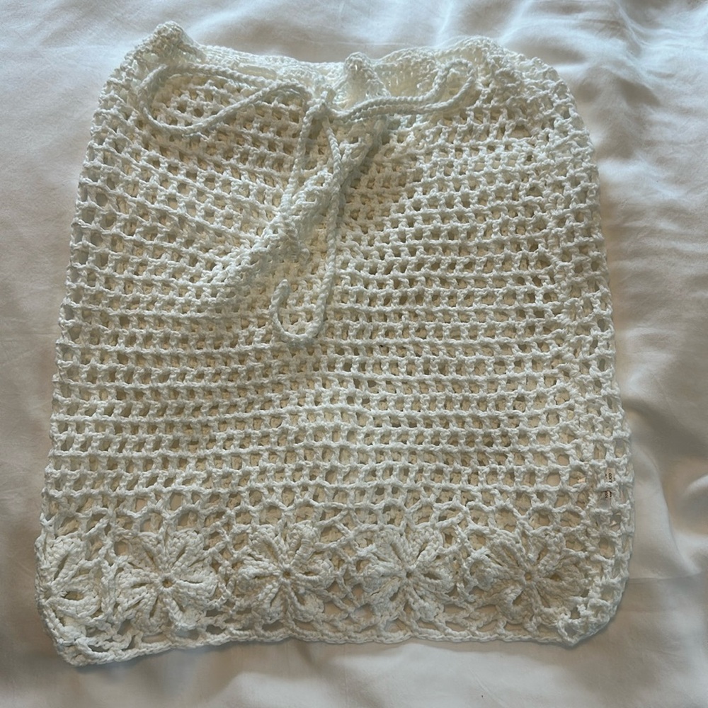 12th tribe crochet cover up skirt